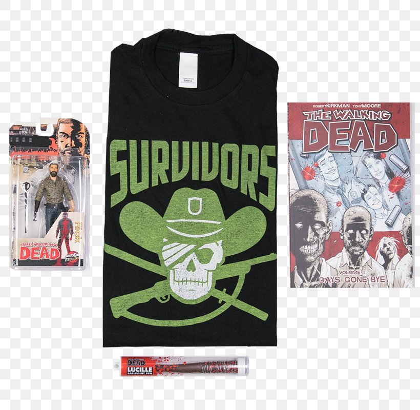 The Walking Dead Vol. 1: Days Gone Bye The Walking Dead, Book 1 T-shirt, PNG, 800x800px, Walking Dead, Brand, Days Gone Bye, Label, Outerwear Download Free