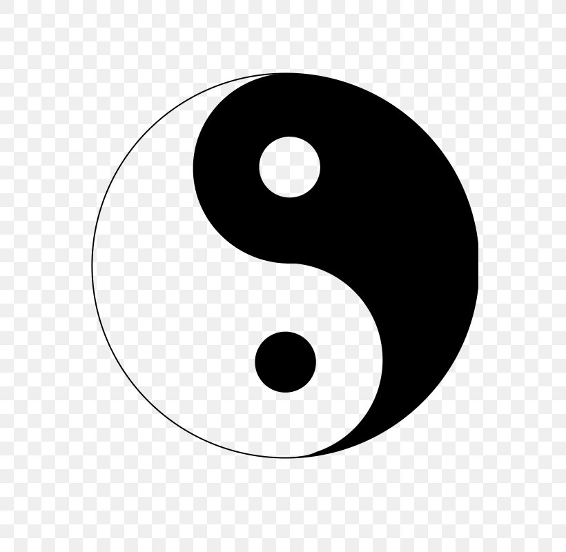 Yin And Yang Symbol Clip Art, PNG, 566x800px, Yin And Yang, Black And White, Cdr, Monochrome, Number Download Free