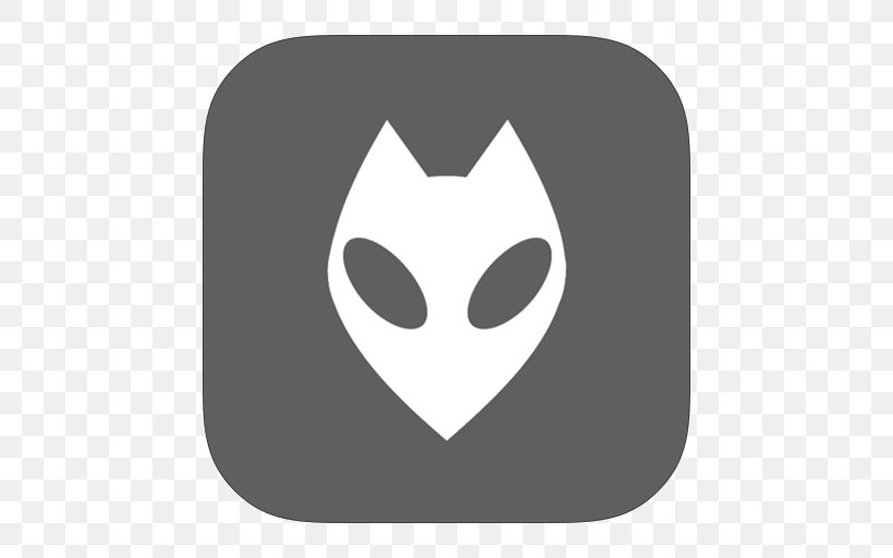 Angle Symbol Snout Fictional Character Black, PNG, 512x512px, Metro, Apple, Black, Black And White, Desktop Environment Download Free