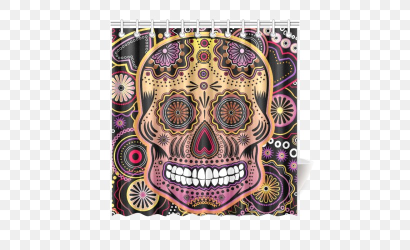 Skull Towel Calavera Visual Arts Computer Mouse, PNG, 500x500px, Skull, Art, Beach, Bone, Calavera Download Free