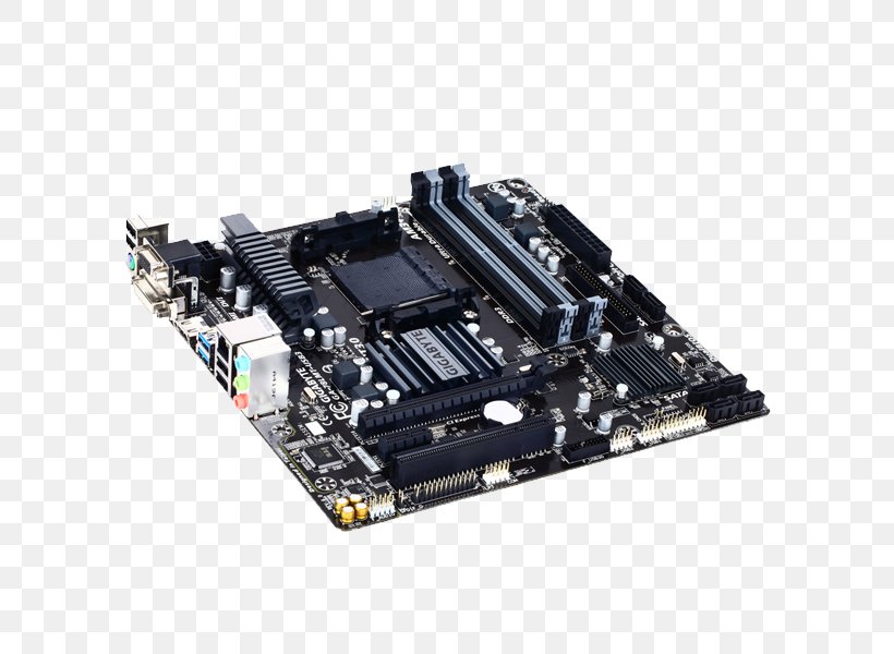 Socket AM3+ GIGABYTE GA-78LMT-USB3 Motherboard MicroATX, PNG, 600x600px, Socket Am3, Advanced Micro Devices, Atx, Central Processing Unit, Computer Component Download Free