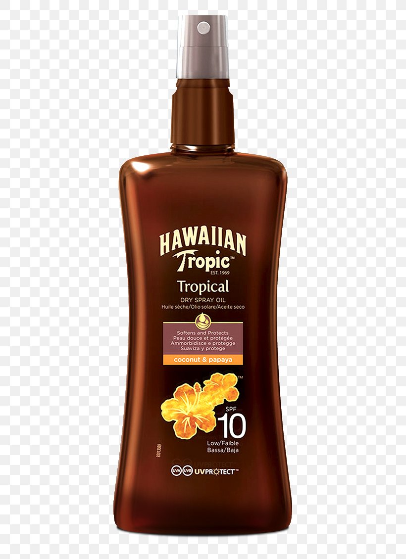 Sunscreen Hawaiian Tropic Dry Oil Spray Sun Tanning Hawaiian Tropic Tanning Oil SPF 200 Ml, PNG, 600x1130px, Sunscreen, Hawaiian Tropic, Liquid, Lotion, Moisturizer Download Free