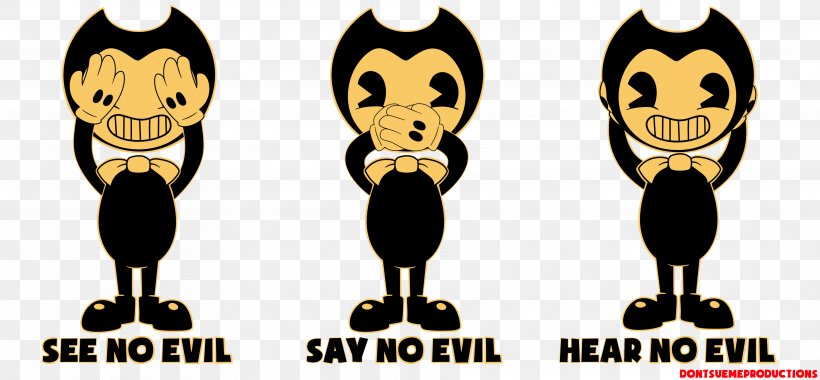 Art Evil Bendy And The Ink Machine Social Media, PNG, 3744x1737px, Art, Art Museum, Artist, Bendy And The Ink Machine, Concept Art Download Free
