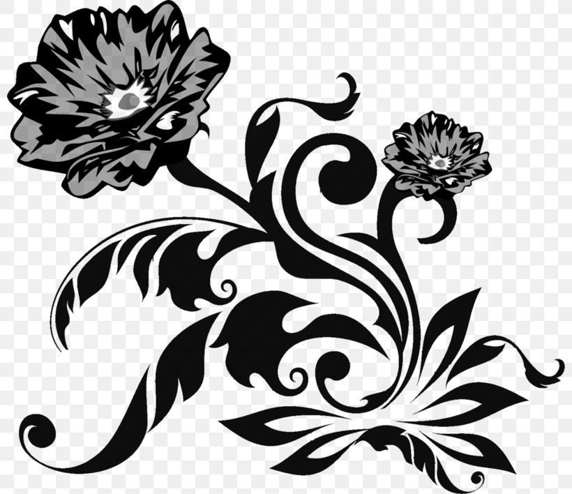 Floral Design Stencil Visual Arts Photography Ornament, PNG, 800x708px, Floral Design, Art, Artwork, Black And White, Drawing Download Free