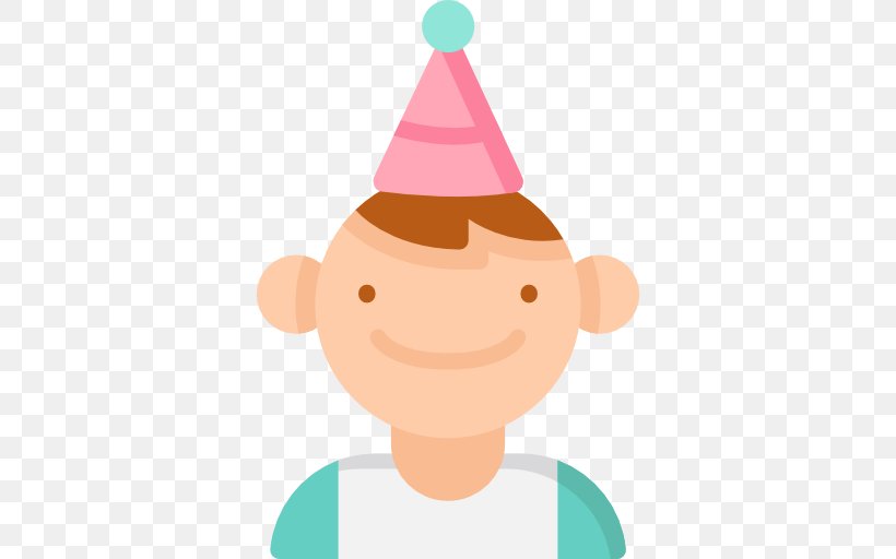 Party Hat Nose Character Clip Art, PNG, 512x512px, Party Hat, Animal, Cartoon, Character, Facial Expression Download Free