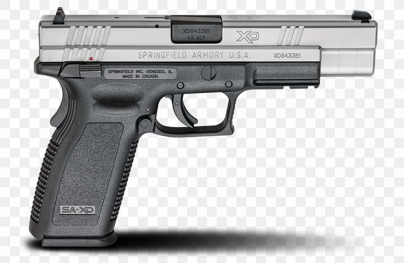 Springfield Armory XDM HS2000 .45 ACP Firearm, PNG, 1200x782px, 40 Sw, 45 Acp, Springfield Armory, Air Gun, Airsoft Download Free