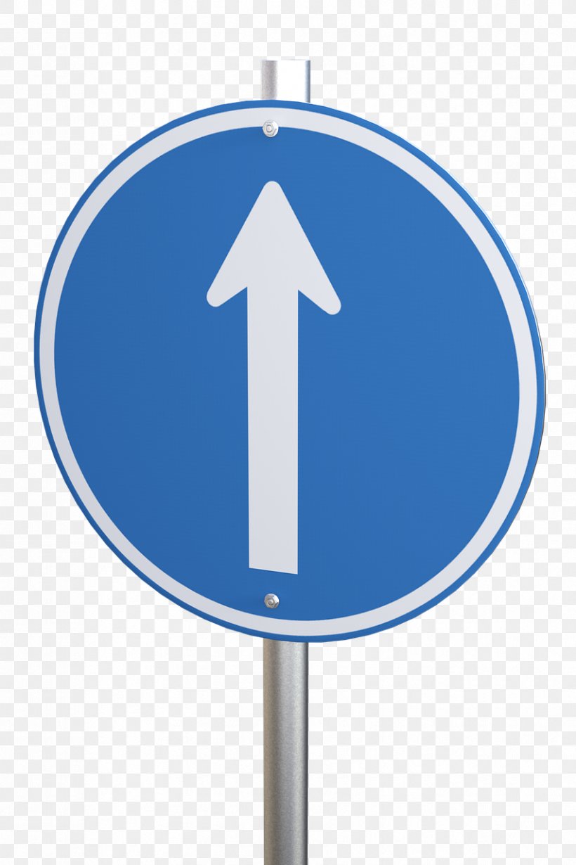 Traffic Sign One-way Traffic Road, PNG, 853x1280px, Traffic Sign, Blue, Electric Blue, Highway, Image File Formats Download Free