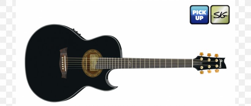Acoustic Guitar Ibanez Steve Vai Signature JEM Series Acoustic-electric Guitar, PNG, 982x416px, Watercolor, Cartoon, Flower, Frame, Heart Download Free
