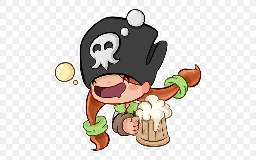 Sticker Piracy Telegram Pirate #7 Clip Art, PNG, 512x512px, Sticker, Behavior, Carnivoran, Cartoon, Dog Like Mammal Download Free