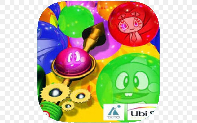 Super Puzzle Bobble Game Boy Advance Smiley Product, PNG, 512x512px, Super Puzzle Bobble, Baby Toys, Balloon, Game Boy, Game Boy Advance Download Free