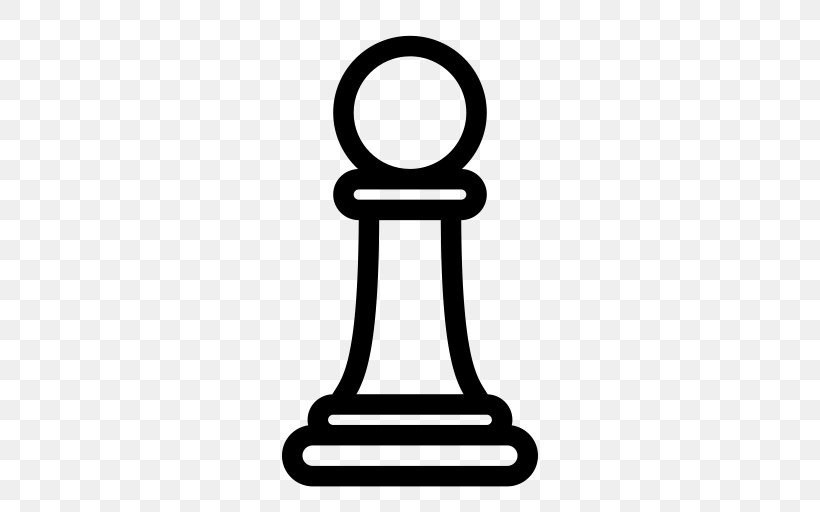 Chess Piece Pawn White And Black In Chess King, PNG, 512x512px, Chess, Area, Bishop, Black And White, Checkmate Download Free