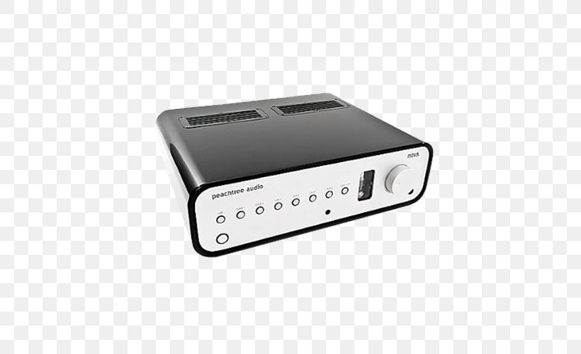 Electronics Audio Power Amplifier Peachtree Audio NOVA300 Integrated Amplifier With DAC Peachtree Audio Nova220SE, PNG, 500x500px, Electronics, Audio, Audio Equipment, Audio Power Amplifier, Audio Receiver Download Free