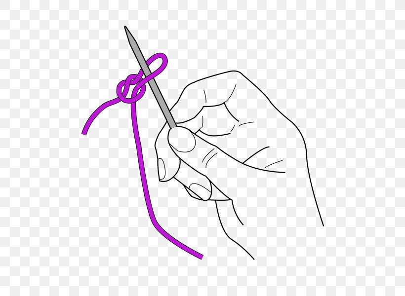 Casting On Knitting Slip Knot Thumb Design, PNG, 600x600px, Watercolor, Cartoon, Flower, Frame, Heart Download Free