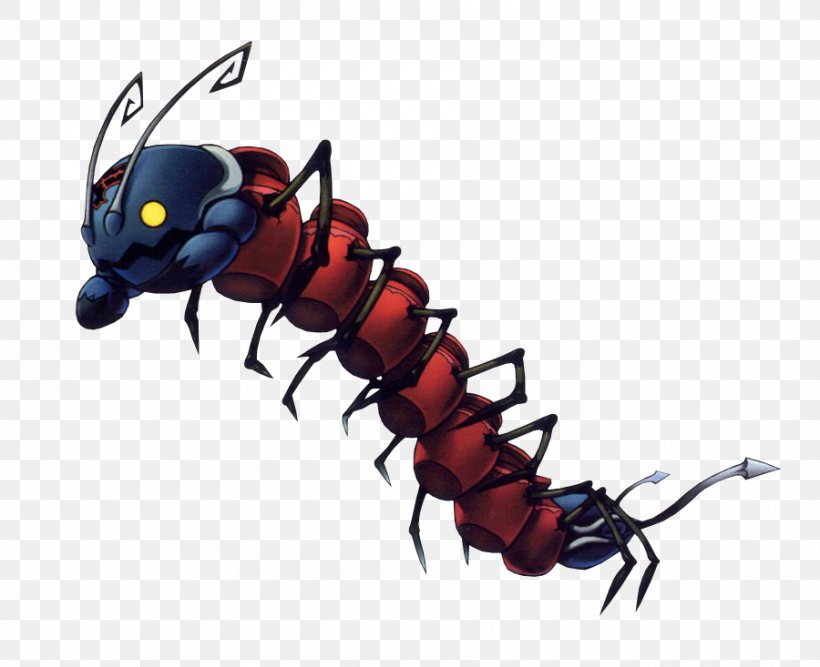 Centipede Kingdom Hearts Coded Kingdom Hearts HD 1.5 Remix Kingdom Hearts 3D: Dream Drop Distance Kingdom Hearts II, PNG, 900x733px, Centipede, Ant, Art, Arthropod, Boss Download Free