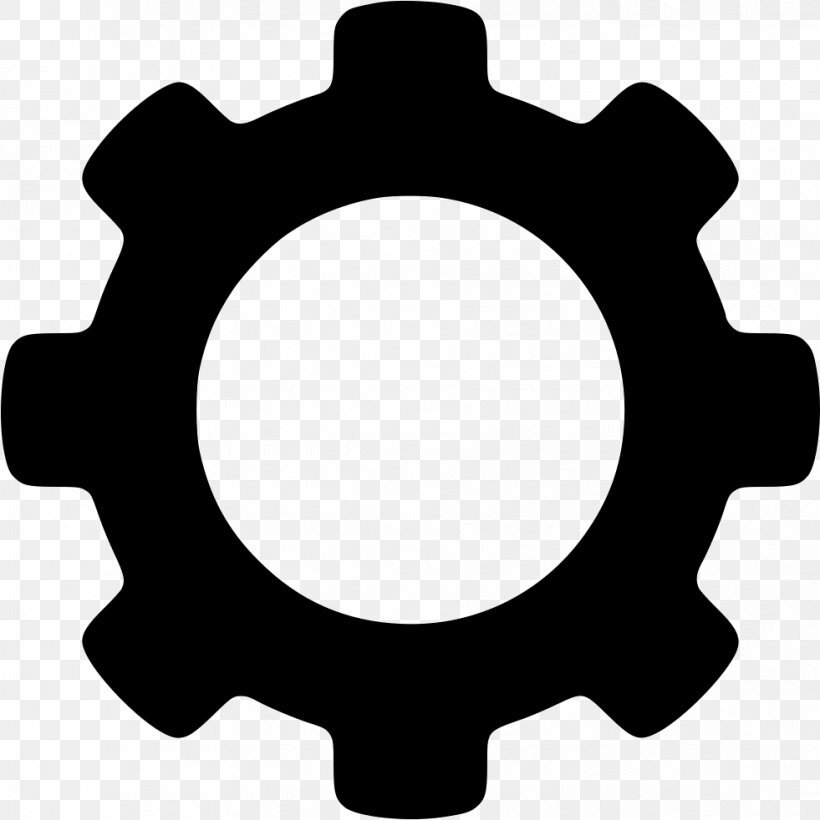 Gear, PNG, 981x982px, Gear, Black And White, Black Gear, Symbol, User Interface Download Free