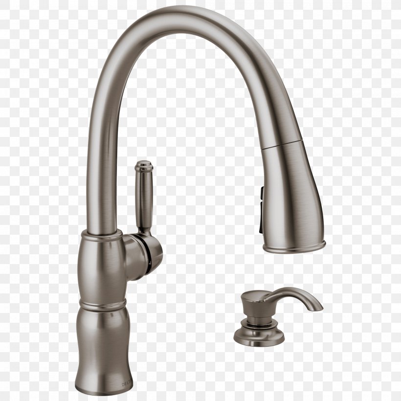 Tap Lowe's Stainless Steel Kitchen Moen, PNG, 2000x2000px, Tap, Bathtub Accessory, Bathtub Spout, Cabinetry, Hardware Download Free
