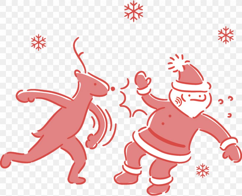 Cartoon Clip Art Christmas Sticker Fictional Character, PNG, 1024x828px, Cartoon, Christmas, Fictional Character, Sticker Download Free