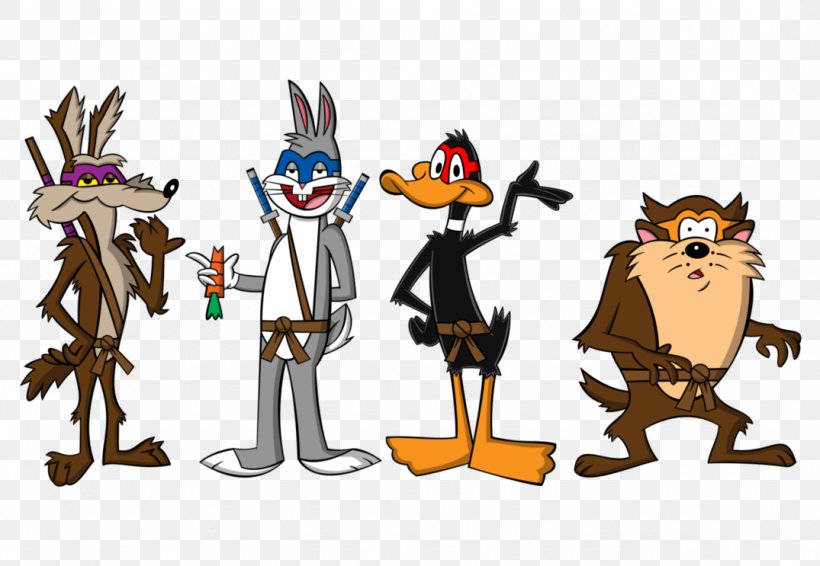 Cartoon Leonardo Bugs Bunny Daffy Duck Looney Tunes, PNG, 1075x743px, Cartoon, Art, Bugs Bunny, Carnivoran, Cat Like Mammal Download Free