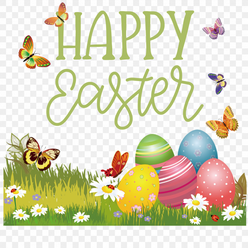 Happy Easter, PNG, 3000x3000px, Happy Easter, Campsite, Danish Krone, Easter Egg, Egg Download Free