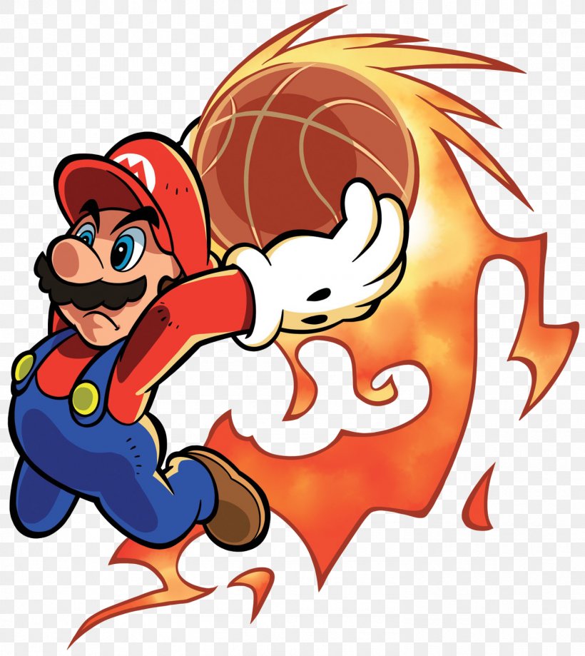 Mario Hoops 3-on-3 Luigi Princess Peach Mario Sports Mix, PNG, 1481x1660px, Watercolor, Cartoon, Flower, Frame, Heart Download Free