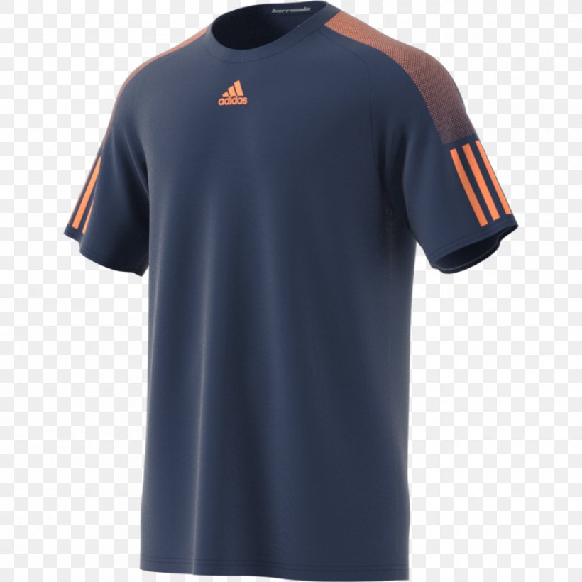 T-shirt Polo Shirt Adidas Piqué, PNG, 1000x1000px, Tshirt, Active Shirt, Adidas, Clothing, Electric Blue Download Free