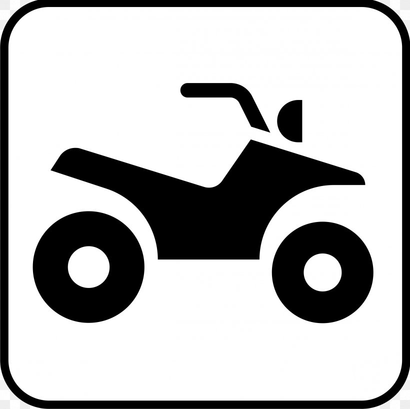 Clip Art All-terrain Vehicle Openclipart Vector Graphics Honda Motor Company, PNG, 2398x2393px, Allterrain Vehicle, Area, Black, Black And White, Honda Motor Company Download Free