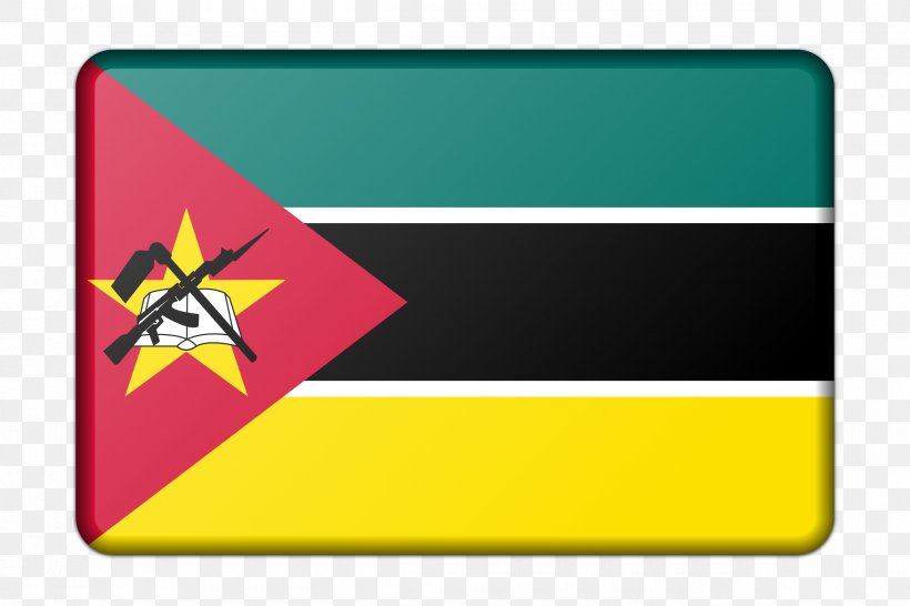 Flag Of Mozambique National Flag Symbol, PNG, 2400x1600px, Mozambique, Brand, Flag, Flag Of French Guiana, Flag Of Mozambique Download Free