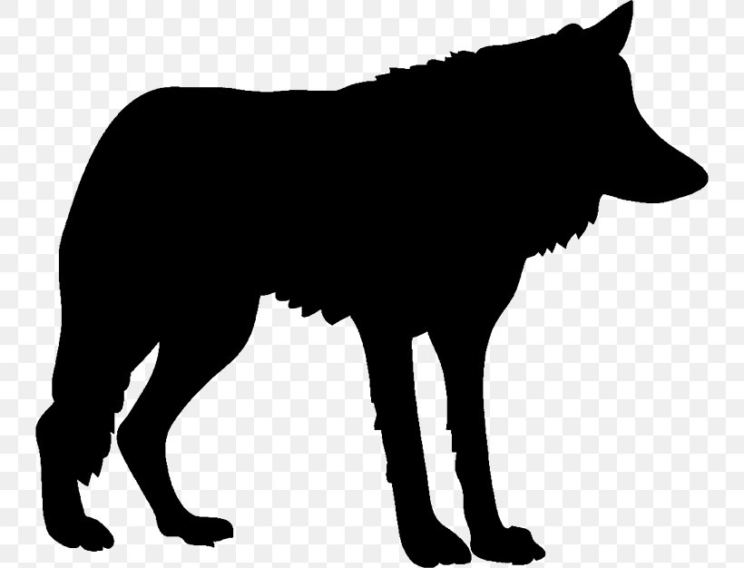 Gray Wolf Silhouette Clip Art, PNG, 742x626px, Gray Wolf, Art, Black, Black And White, Black Wolf Download Free