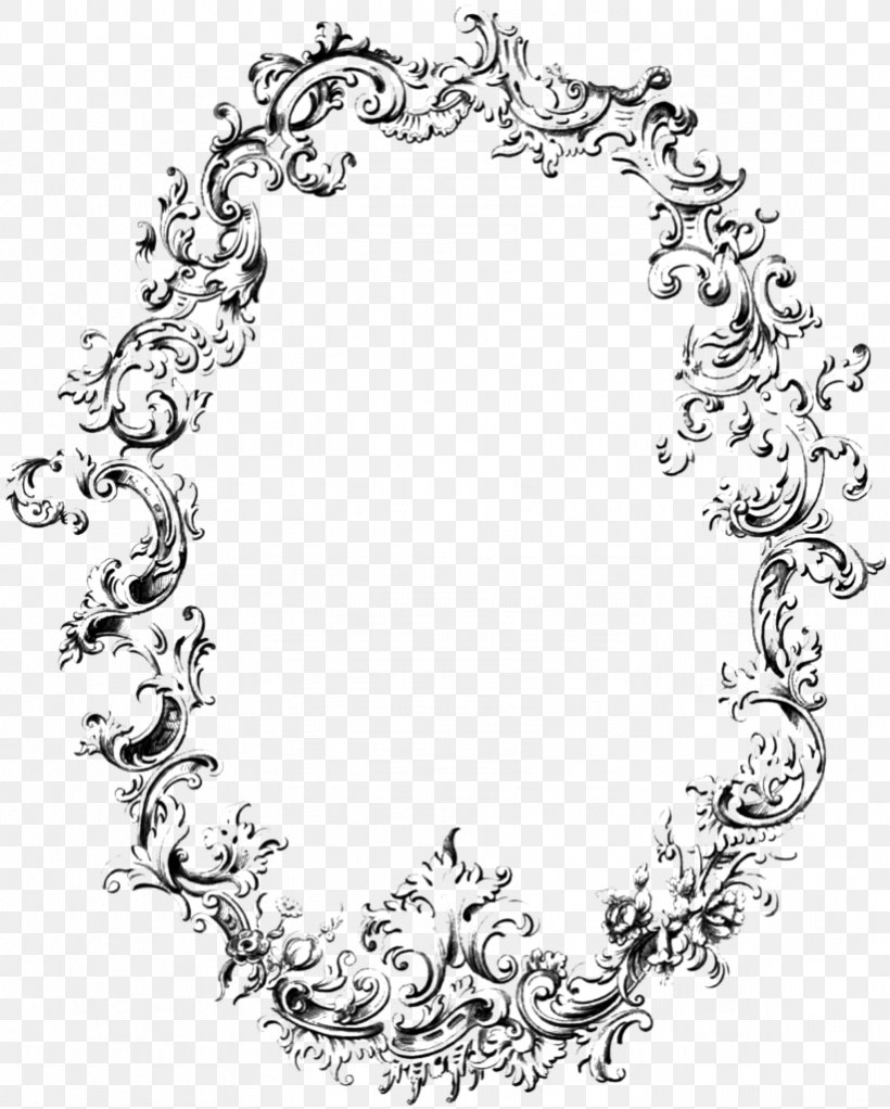 Picture Frames Clip Art, PNG, 821x1024px, Picture Frames, Black And White, Body Jewelry, Drawing, Flower Download Free