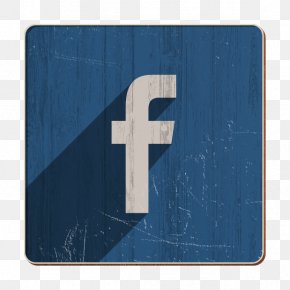 Rectangle Electric Blue - Facebook Icon Media Icon Shadow Icon PNG