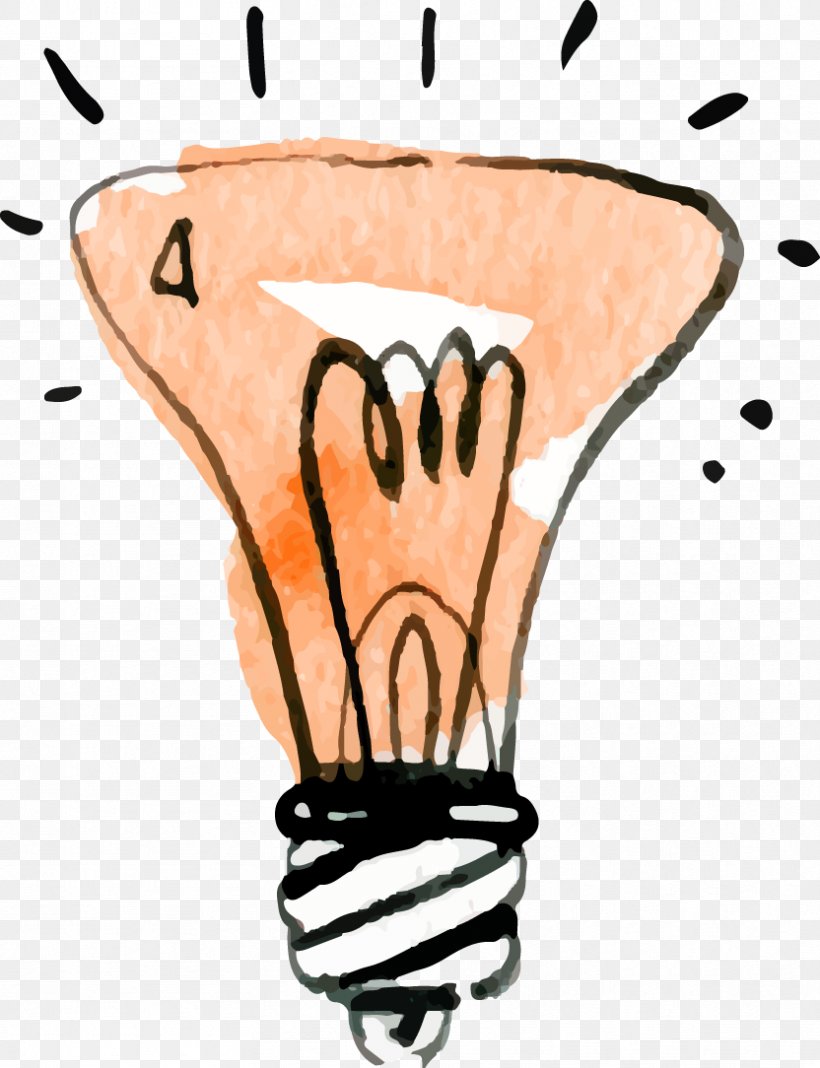 Incandescent Light Bulb Cartoon, PNG, 832x1084px, Light, Cartoon, Color, Designer, Drawing Download Free