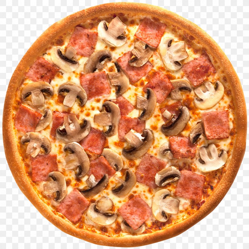 Pizza Delivery Ham Bacon Sushi, PNG, 1000x1000px, Pizza, American Food, Animal Source Foods, Bacon, California Style Pizza Download Free