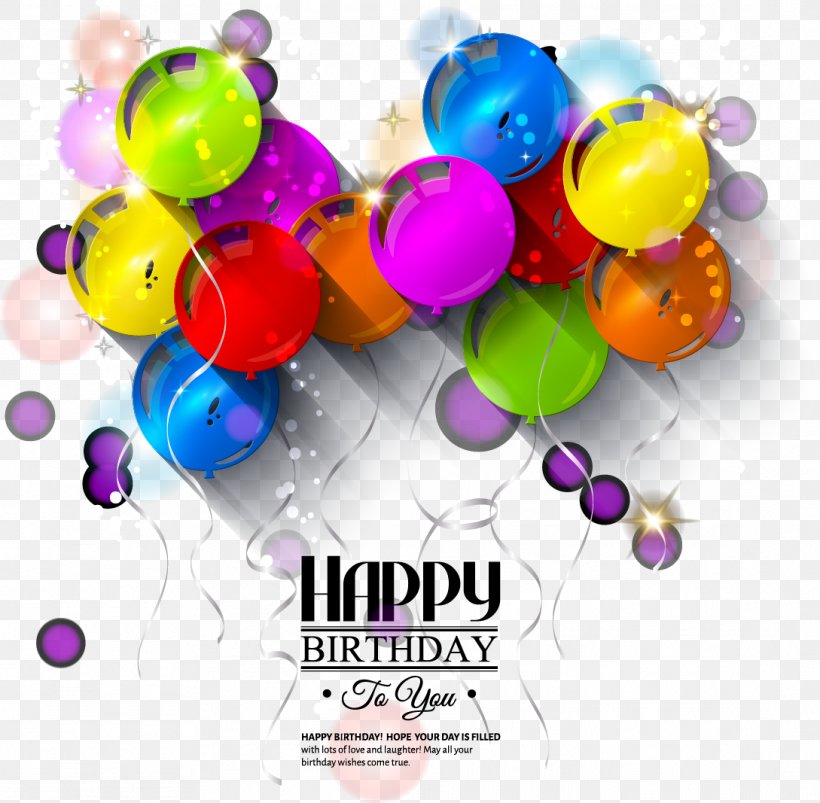 Birthday Greeting Card Balloon Illustration, PNG, 1089x1067px, Greeting Note Cards, Balloon, Birthday, Birthday Card, Christmas Card Download Free