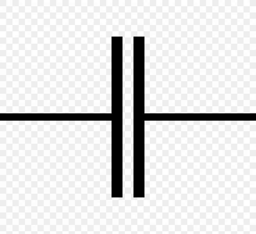 Capacitor Electronic Symbol Electronic Circuit Circuit Diagram, PNG, 2000x1829px, Capacitor, Circuit Diagram, Cross, Electrical Network, Electrical Reactance Download Free
