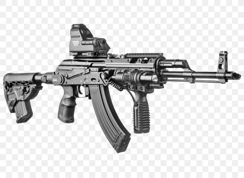 AK-47 M4 Carbine Stock SOPMOD Firearm, PNG, 800x600px, Watercolor, Cartoon, Flower, Frame, Heart Download Free
