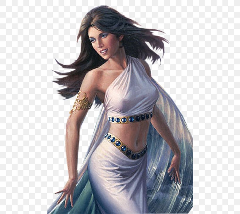 Amphitrite Poseidon Zeus Greek Mythology Goddess, PNG, 500x731px, Amphitrite, Abdomen, Athena, Costume Design, Deity Download Free