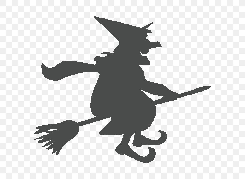 Halloween Witchcraft Clip Art, PNG, 600x600px, Halloween, Art, Bird, Black, Black And White Download Free