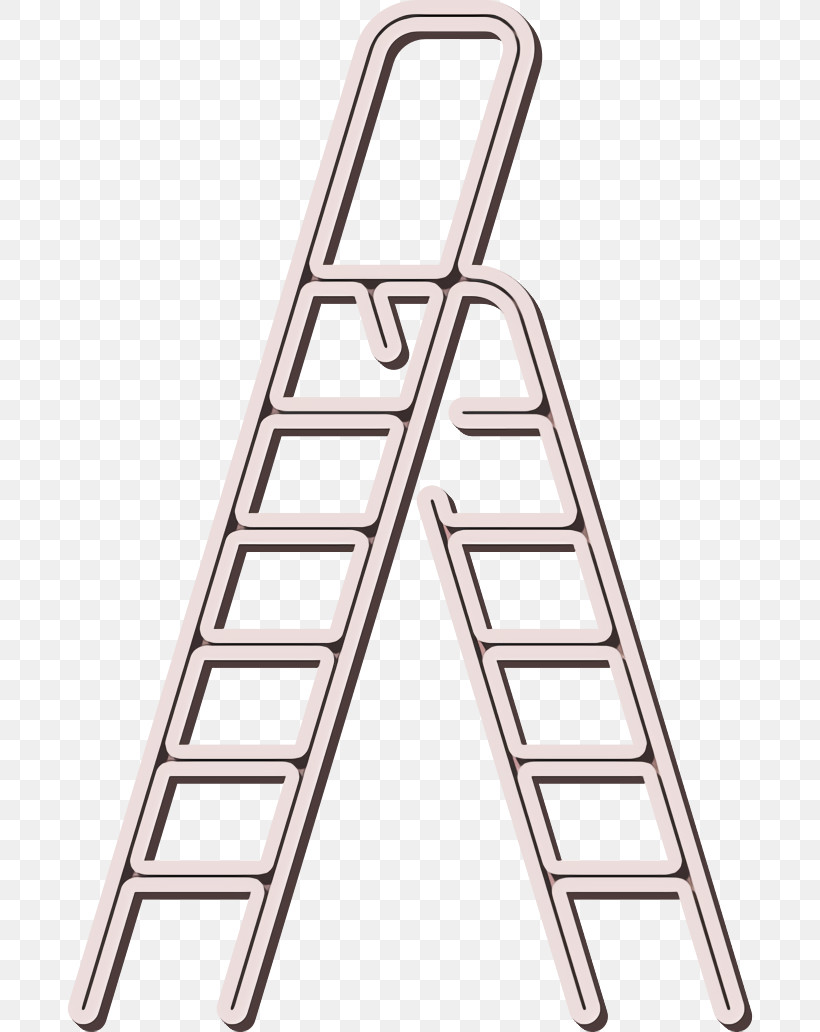 Ladder Icon Ladders Icon Carpentry DIY Tools Icon, PNG, 688x1032px, Ladder Icon, Geometry, Line, Mathematics, Meter Download Free