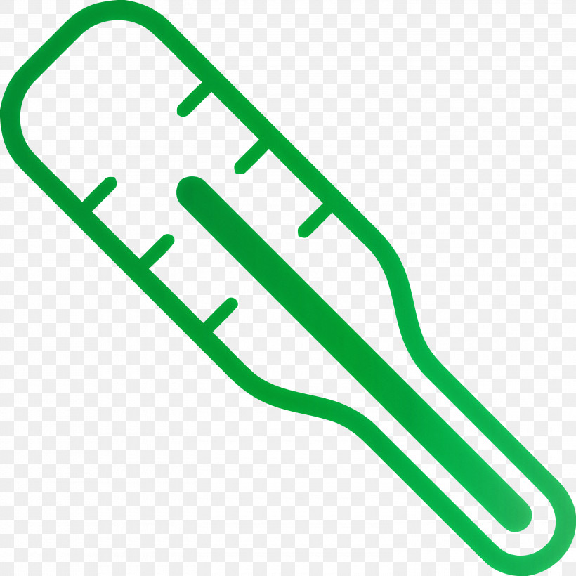Thermometer, PNG, 3000x3000px, Thermometer, Green, Line Download Free