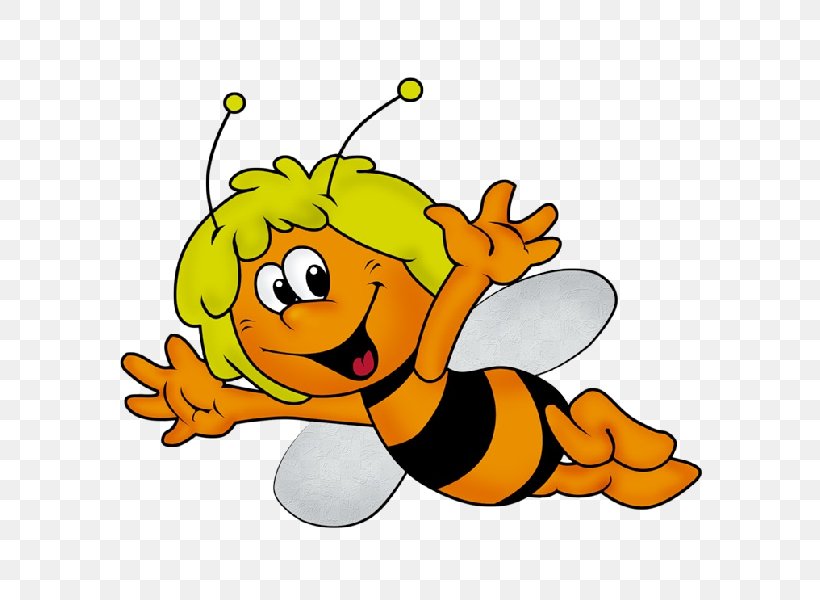 Maya The Bee Honey Bee Clip Art, PNG, 600x600px, Maya The Bee, Animation, Artwork, Bee, Bumblebee Download Free