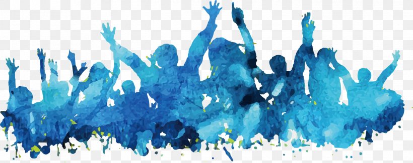 Watercolor Painting Poster Blue, PNG, 1449x575px, Watercolor Painting, Audience, Blue, Drawing, Event Management Download Free