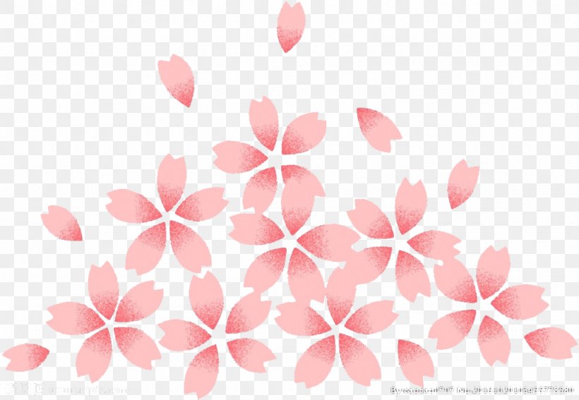 Cherry Blossom, PNG, 1024x709px, Cherry Blossom, Blossom, Cherry, Designer, Floral Design Download Free