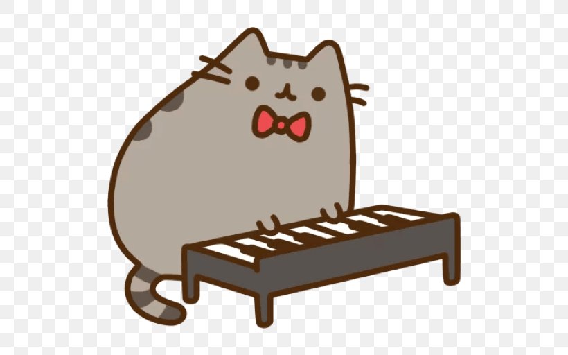 GIF Pusheen Sock In A Mug Piano Image, PNG, 512x512px, Pusheen, Animation, Carnivoran, Cat, Cat Like Mammal Download Free