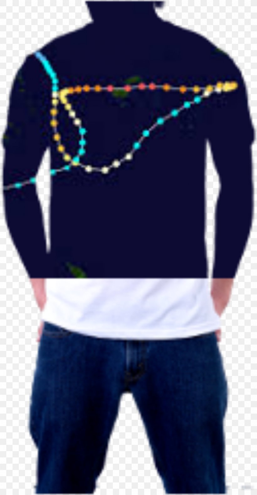 Hoodie T-shirt Clip Art, PNG, 1000x1928px, Hoodie, Blue, Droide, Electric Blue, Jacket Download Free
