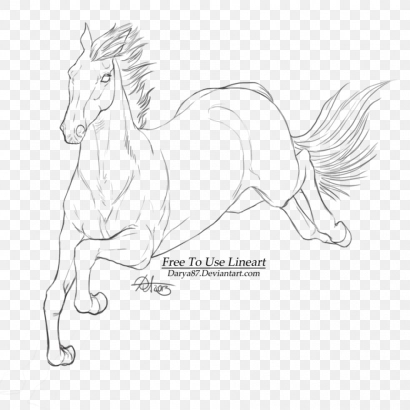 Horse DeviantArt Line Art Sketch, PNG, 894x894px, Horse, Arm, Art, Artist, Artwork Download Free