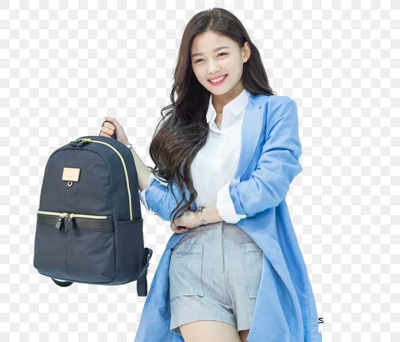 Kim Yoo-jung Samsonite Bag Advertising Fila, PNG, 700x700px, Kim Yoojung, Advertising, Bag, Blue, Electric Blue Download Free