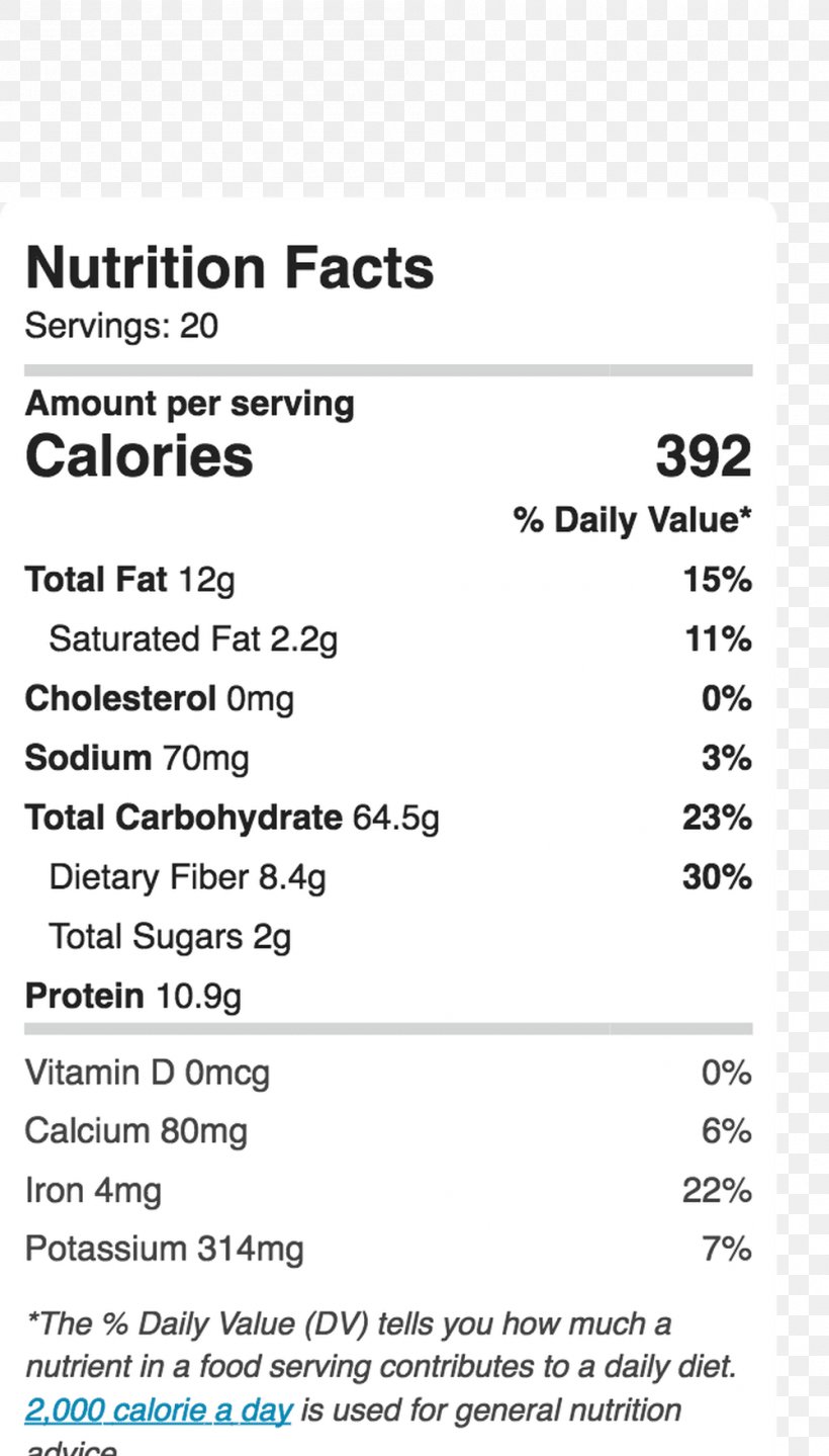 Nutrition Facts Label Shortbread Recipe Food, PNG, 1000x1755px, Nutrition Facts Label, Area, Biscuits, Bread, Calorie Download Free