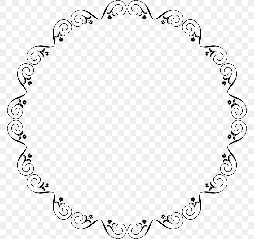 Picture Frames Clip Art, PNG, 774x774px, Picture Frames, Area, Black, Black And White, Body Jewelry Download Free