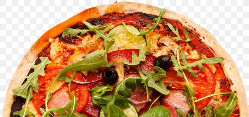 Pizza Hamburger Italian Cuisine Take-out Delivery, PNG, 1000x473px, Pizza, Arugula, Californiastyle Pizza, Cuisine, Delivery Download Free