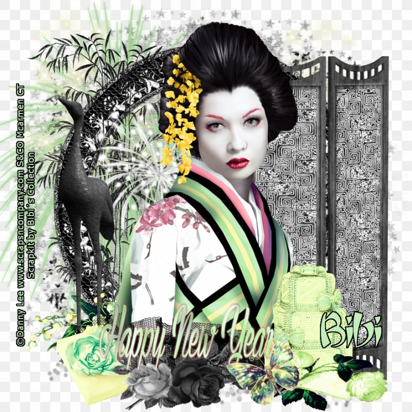 Geisha Album Cover Photomontage, PNG, 900x900px, Geisha, Album, Album Cover, Art, Black Hair Download Free